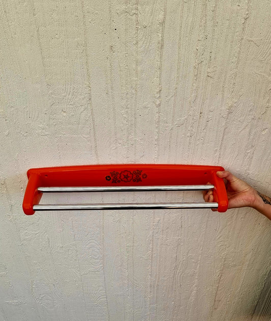 Porte-serviettes orange Syla vintage les kitscheries brocante en ligne