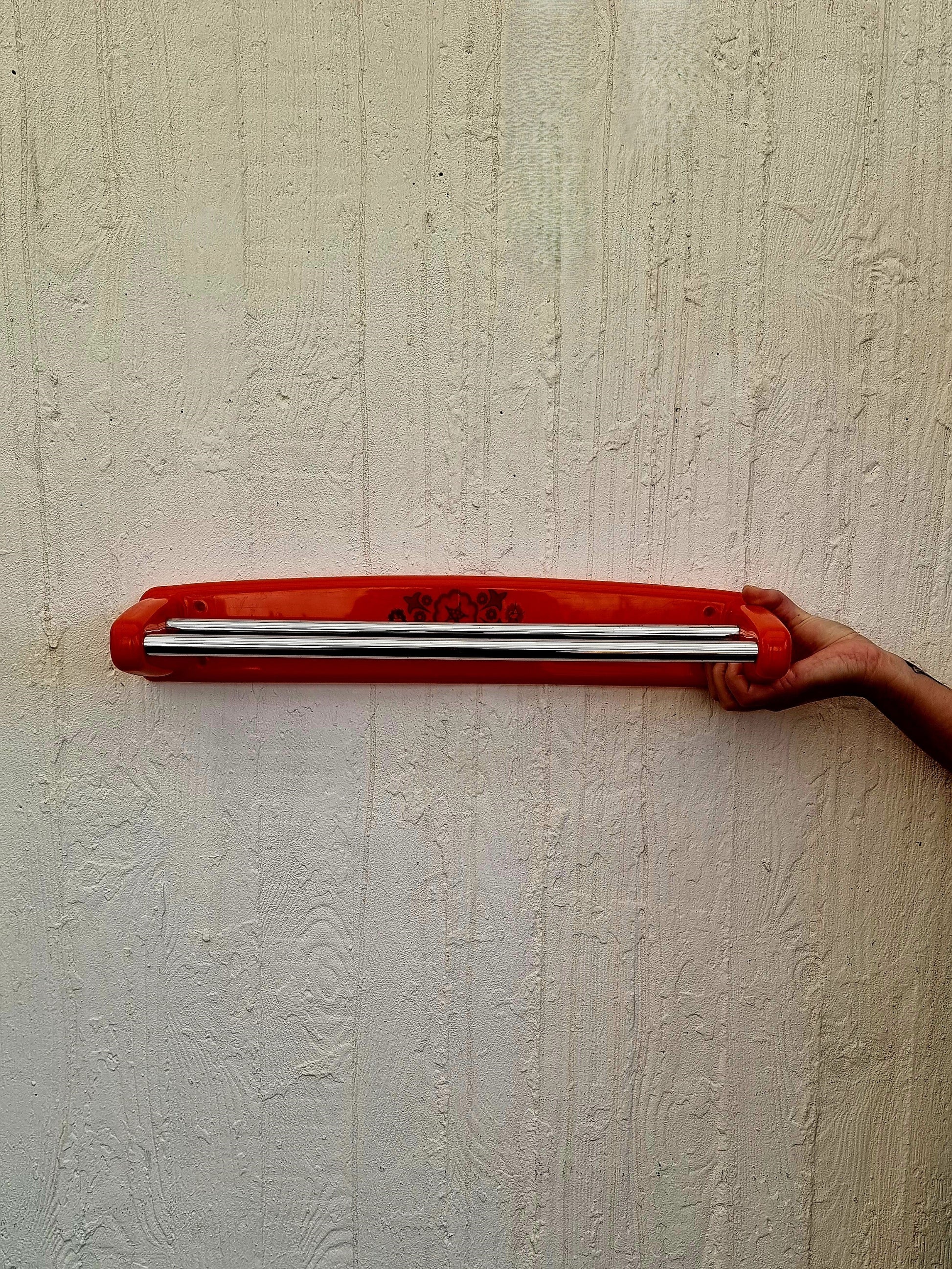Porte-serviettes orange Syla vintage les kitscheries brocante en ligne