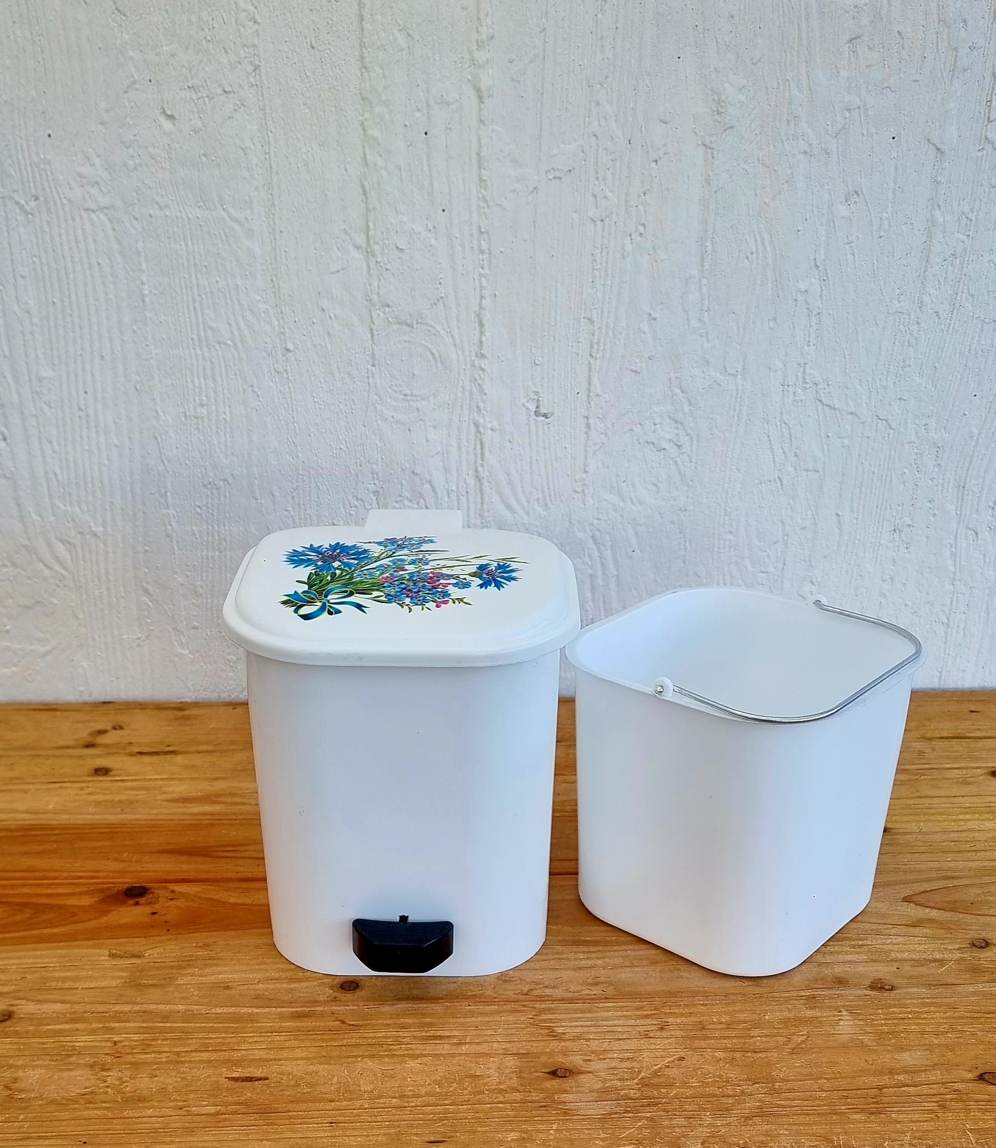 Poubelle à pédale Syla vintage les kitscheries brocante en ligne