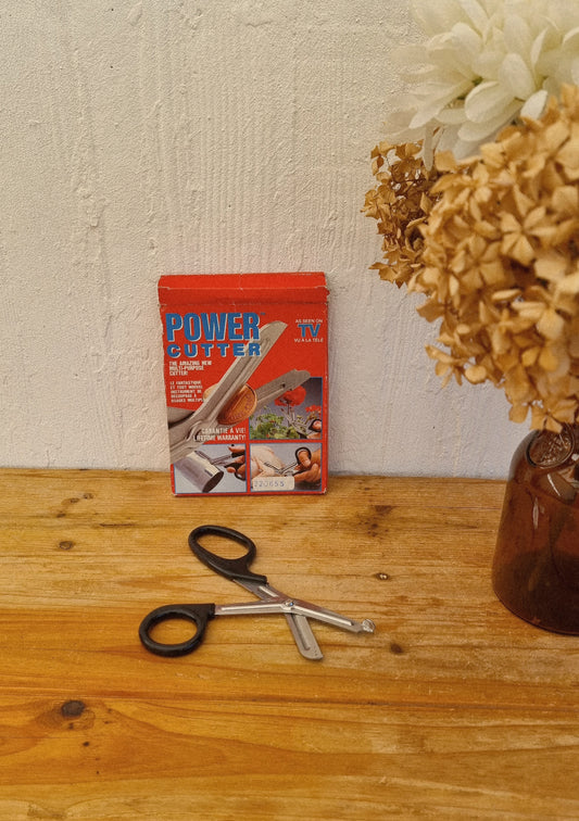 ciseaux vintage Power Cutter multi usage avec boîte d’origine