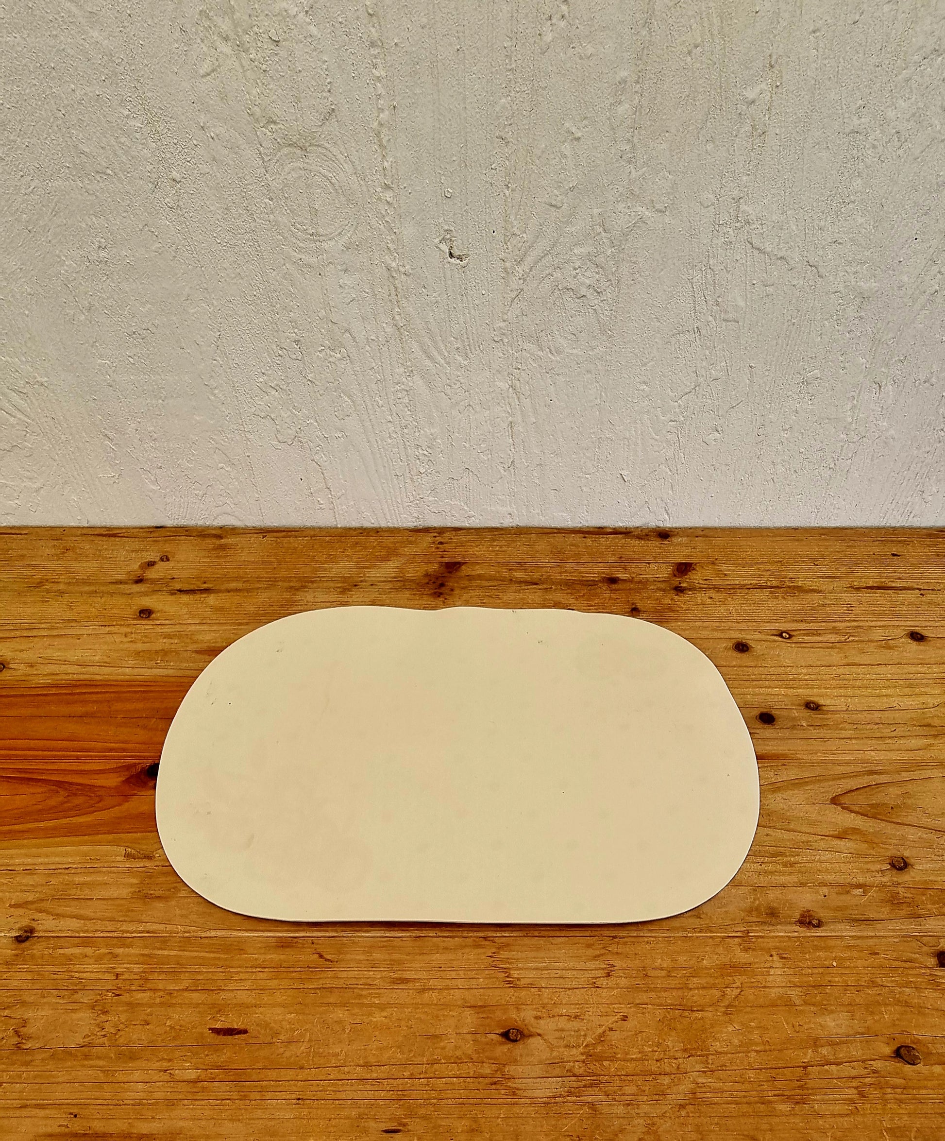 Lot de 4 sets de table motif pommes rouges vintage plastique 44x29 cm