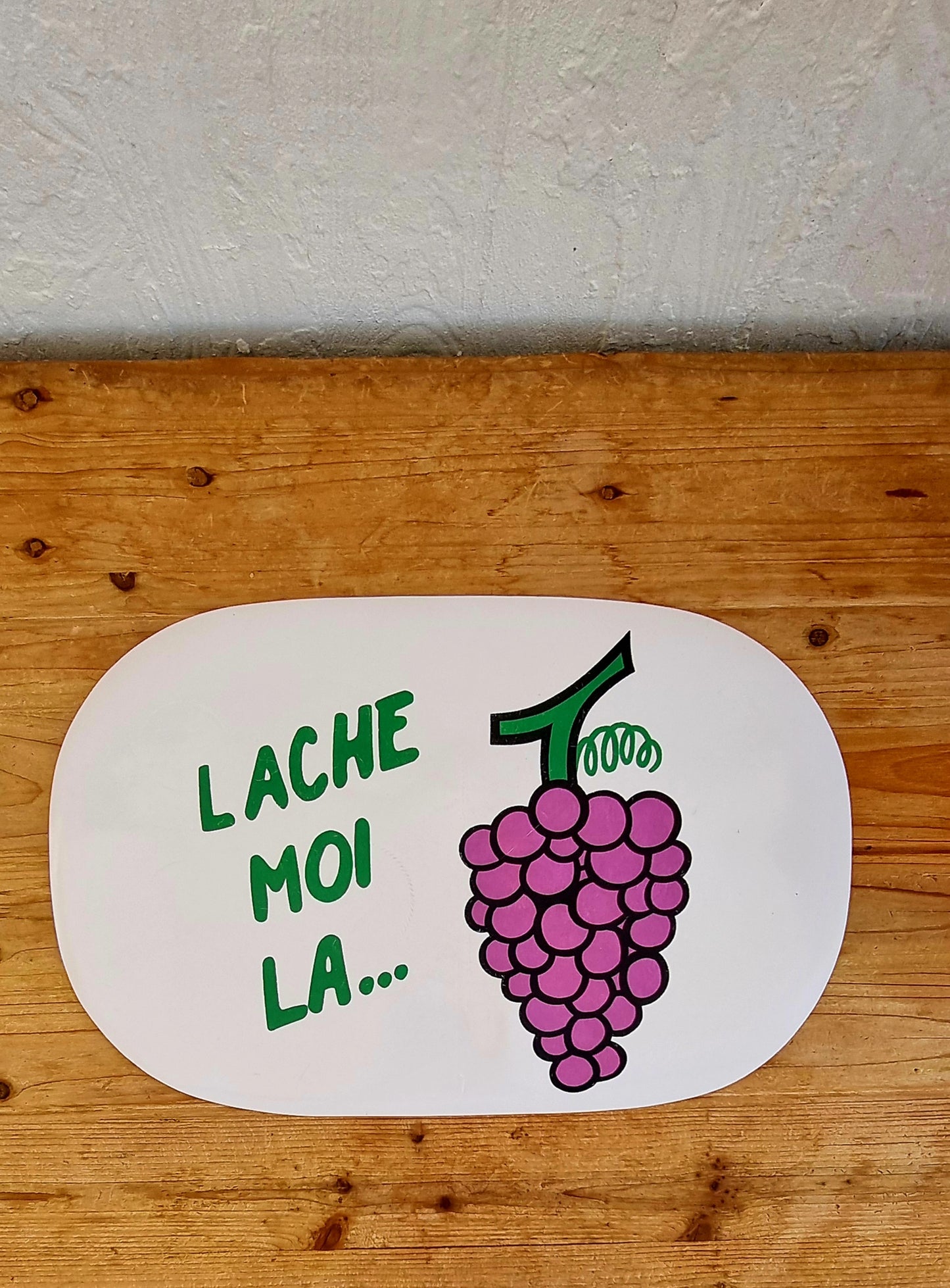 Lot de 5 sets de table plastique vintage années 70 dimensions 45x28.5 cm