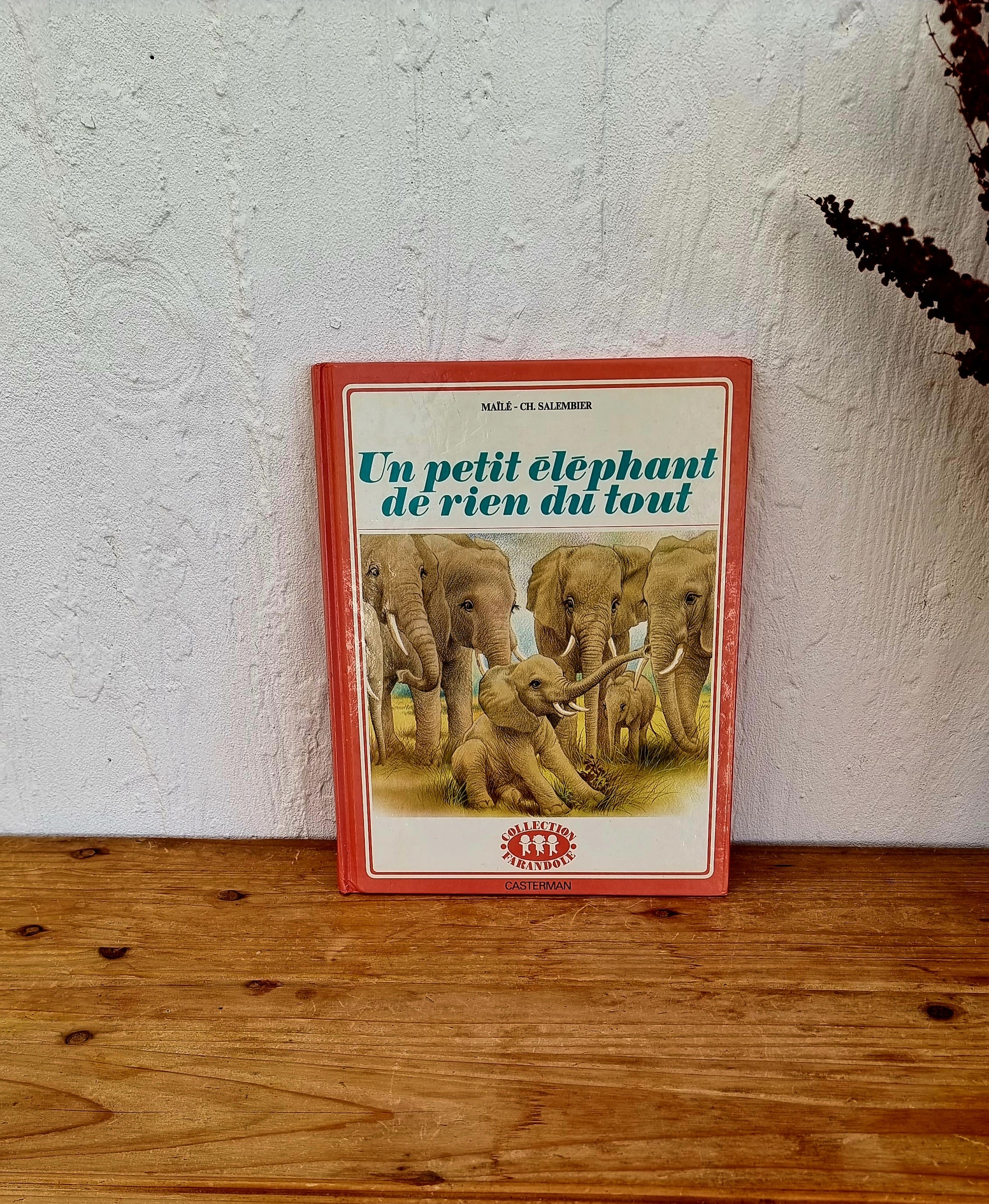 Livre " Un petit éléphant de rien du tout " Casterman les kitsscheries