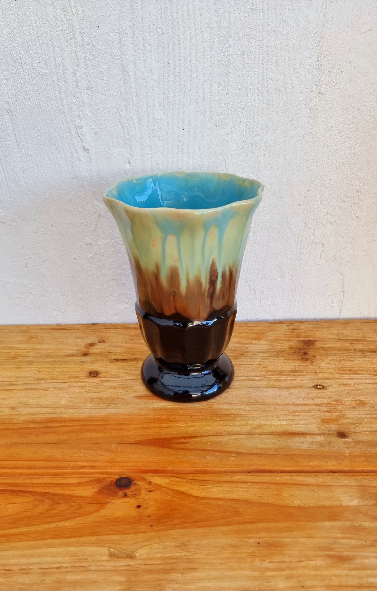 Vase en céramique style Vallauris les kitscheries brocante en ligne
