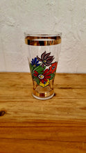 Charger l&#39;image dans la galerie, Lot de 6 verres aux fleurs seventies les kitscheries brocante en ligne
