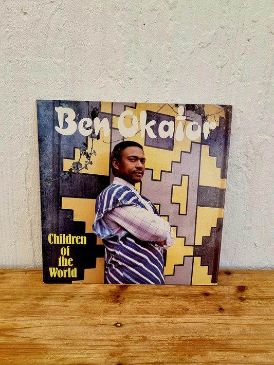 Vinyle 33 tours Ben Okafor Children of the World 1985 pochette et disque