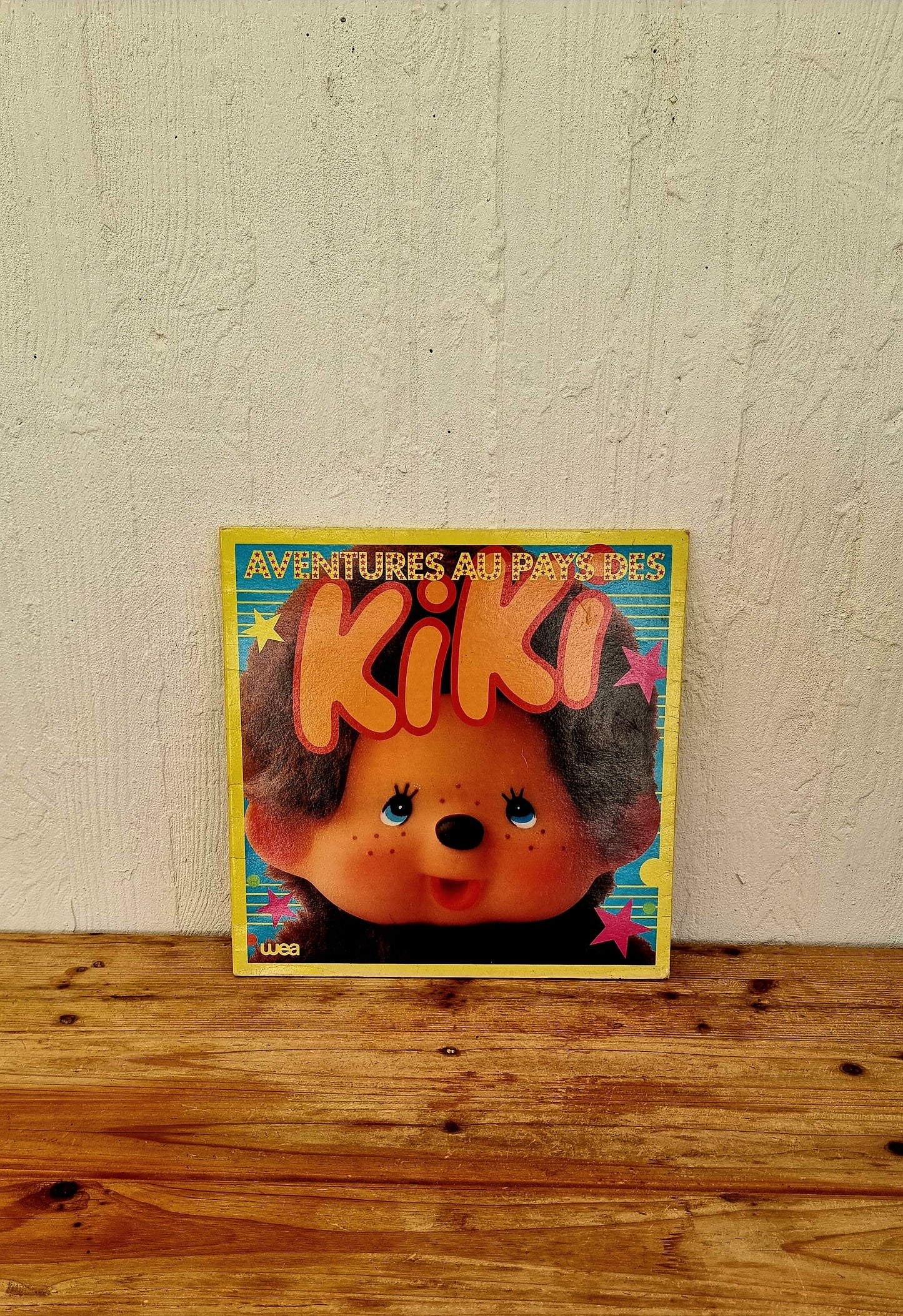 Vinyle vintage Kiki 33 tours Les Aventures au Pays des Kiki avec livret pop-up WEA