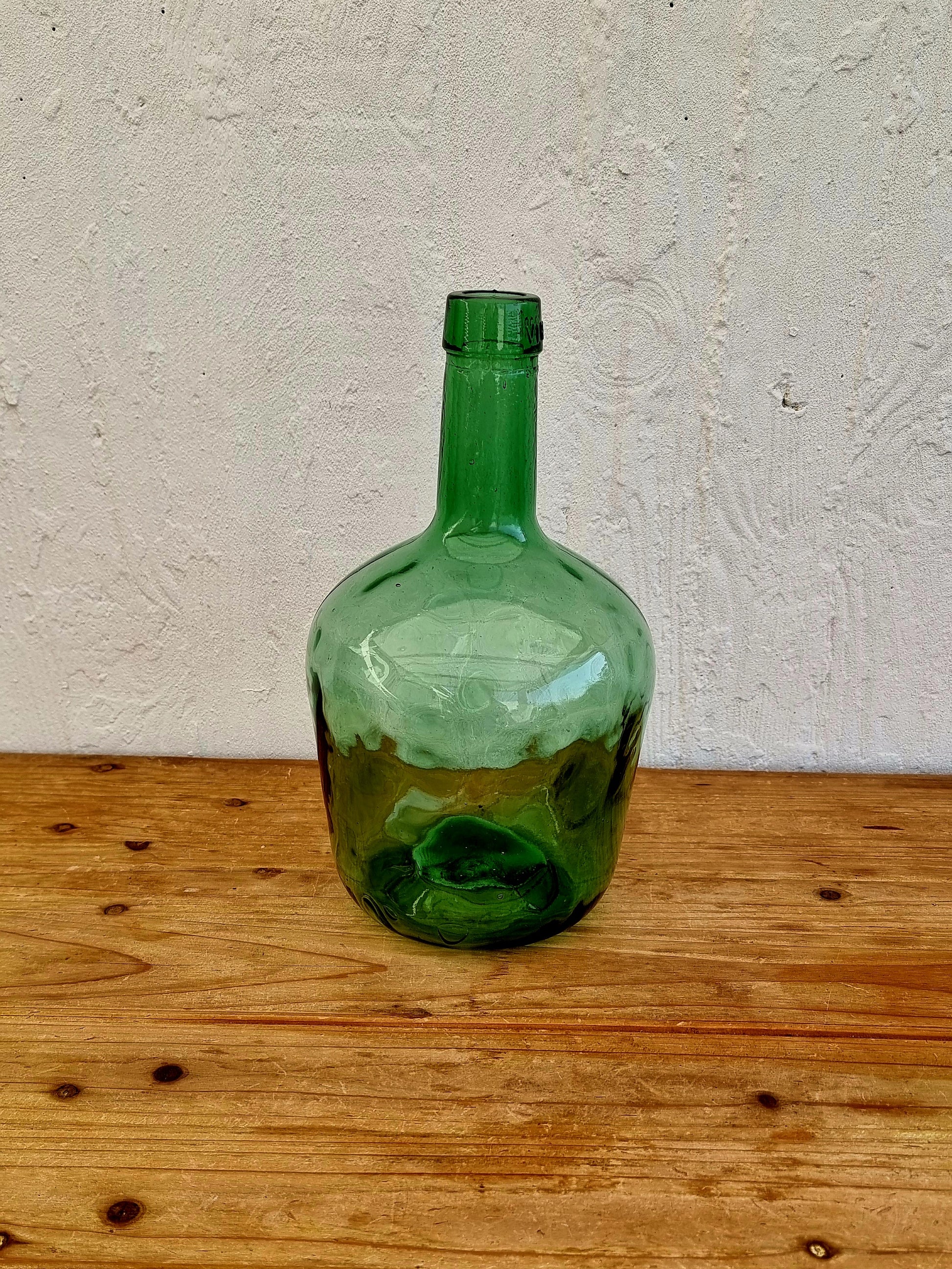 Dame jeanne Viresa en verre les kitscheries brocante en ligne