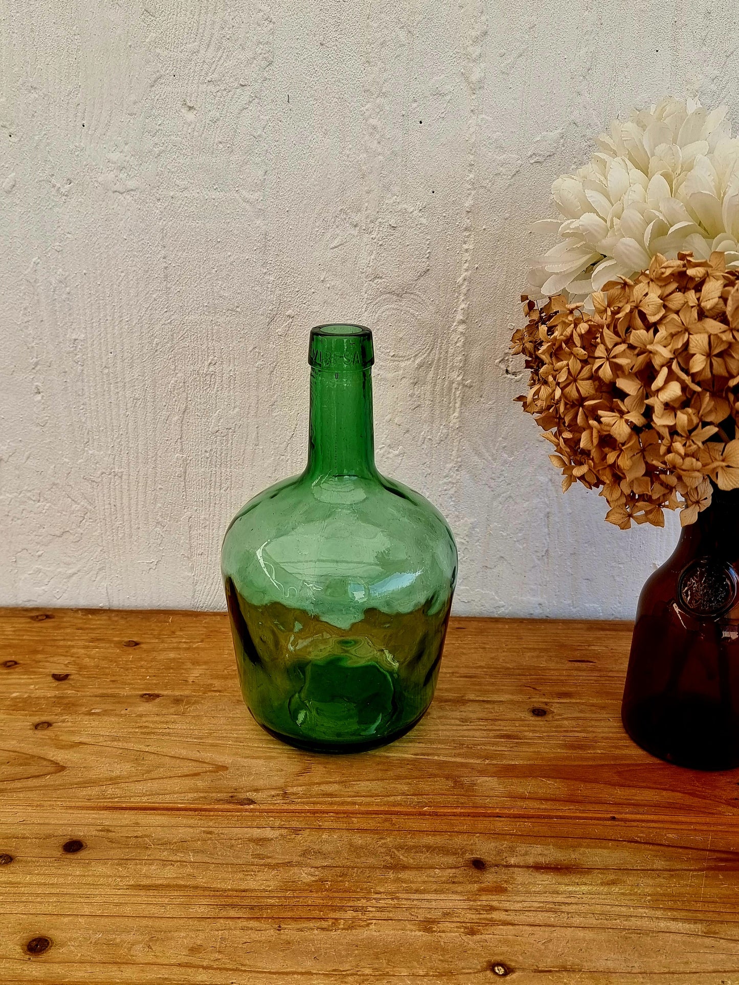 Dame jeanne Viresa en verre les kitscheries brocante en ligne