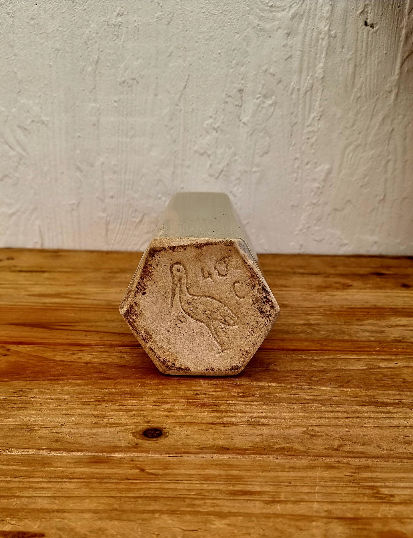 Bouteille en grès d'Alsace vintage les kitscheries