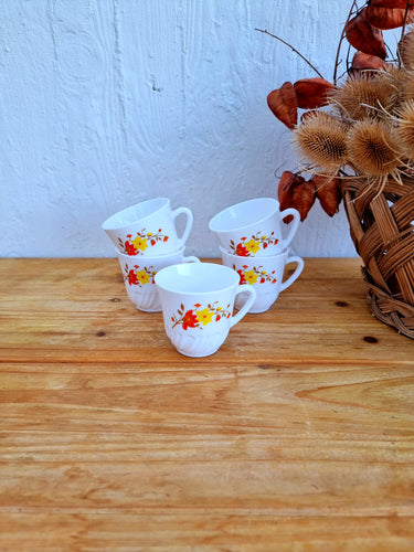 Lot de 5 tasses à café Arcopal Les kitscheries