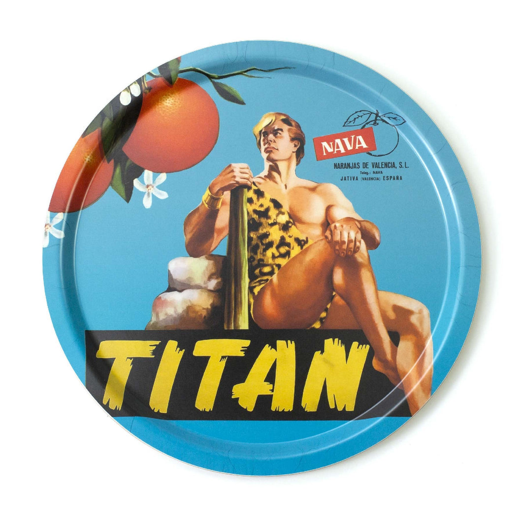 Plateau Rond Oranges Titan - COOLKITSCH