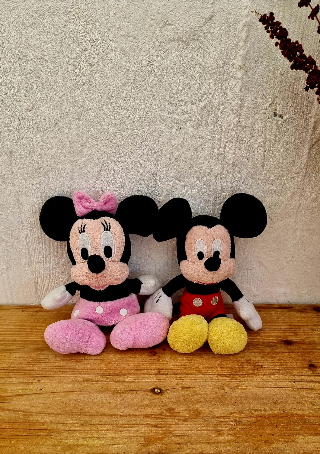 peluches Disney Mickey et Minnie les kitscheries