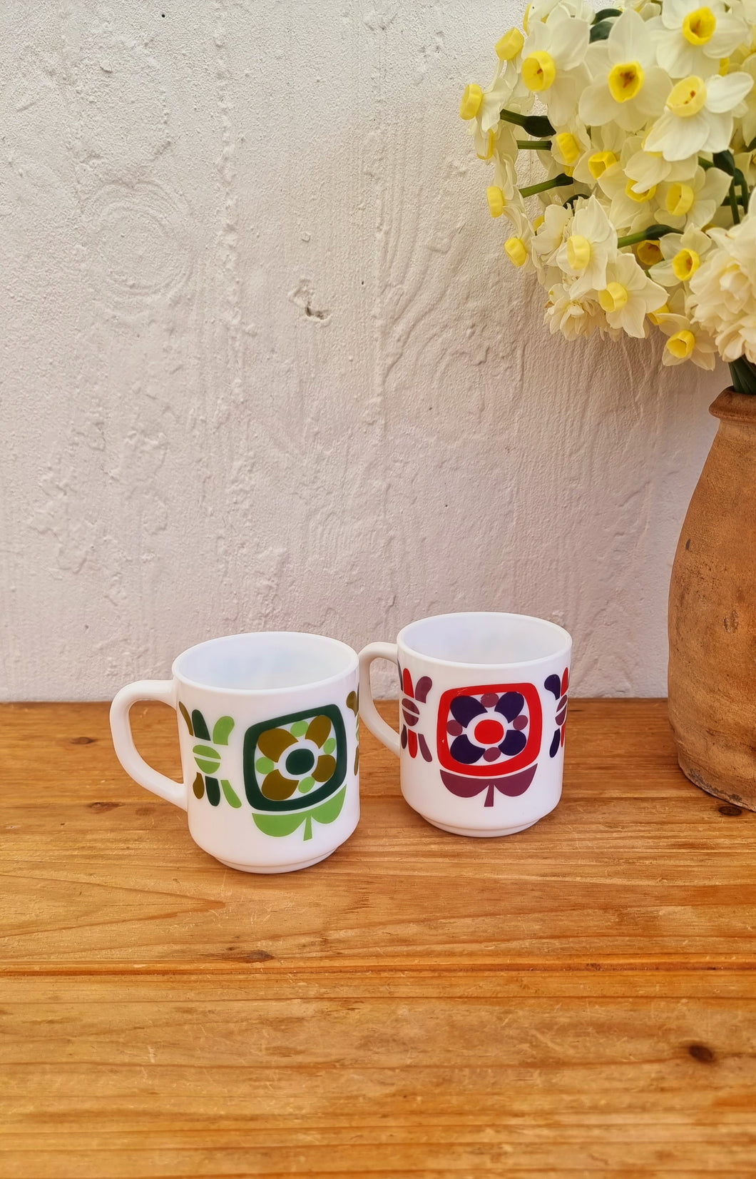 Duo de mugs Mobil 70's les kitscheries