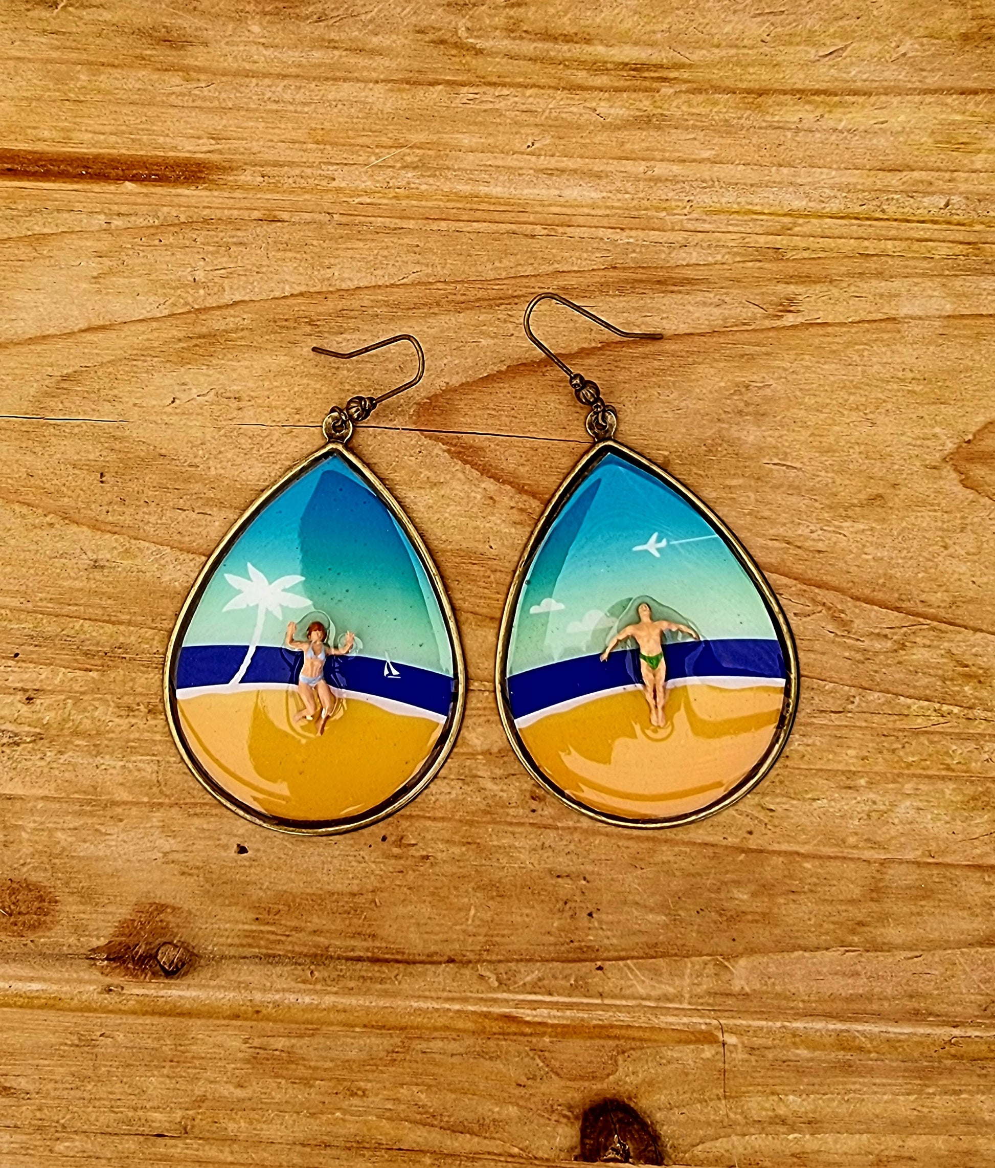Boucles d'oreilles "Plage" - KIKA MISHTO