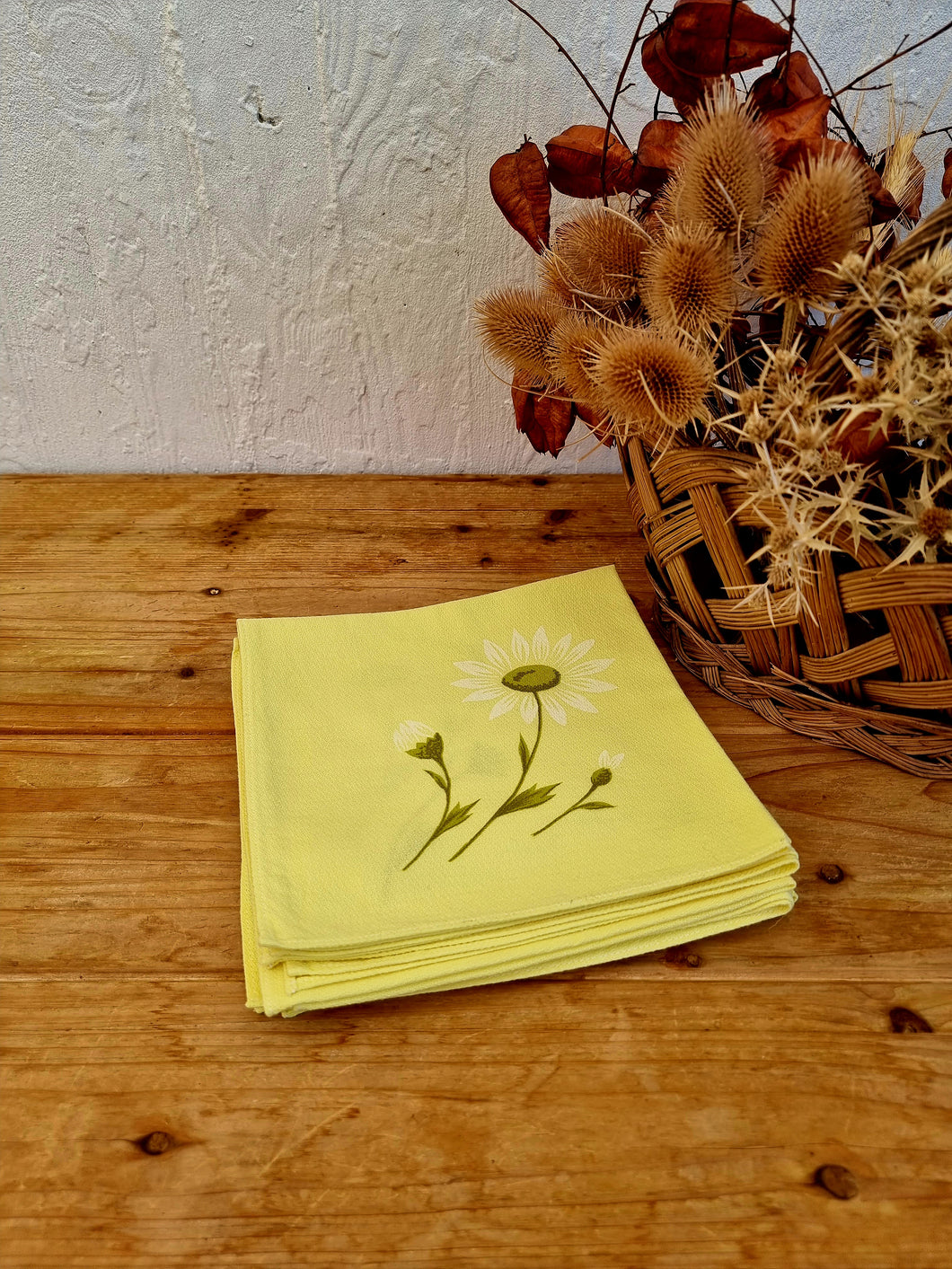 Lot de 6 serviettes de table vintage Les kitscheries