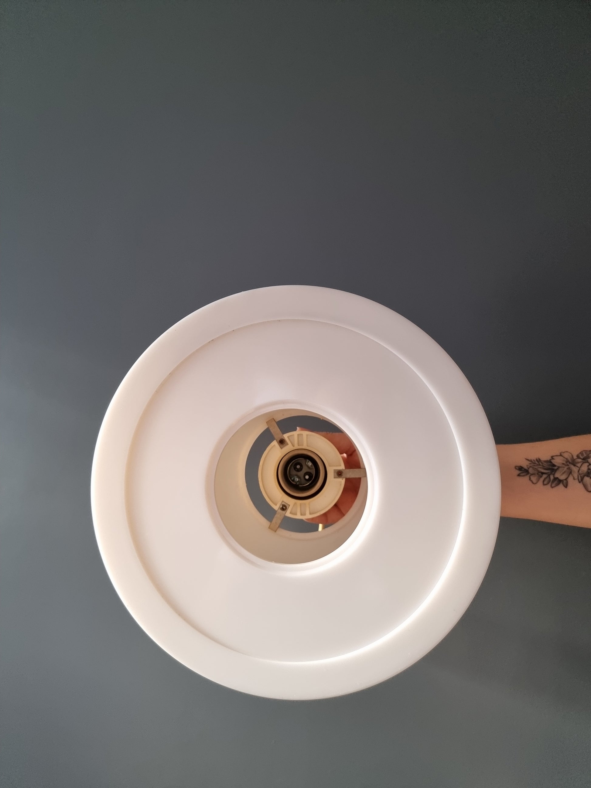 Suspension vintage en plastique