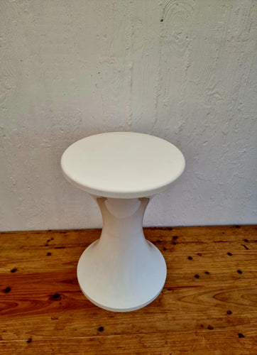 Tabouret Tam Tam blanc vintage