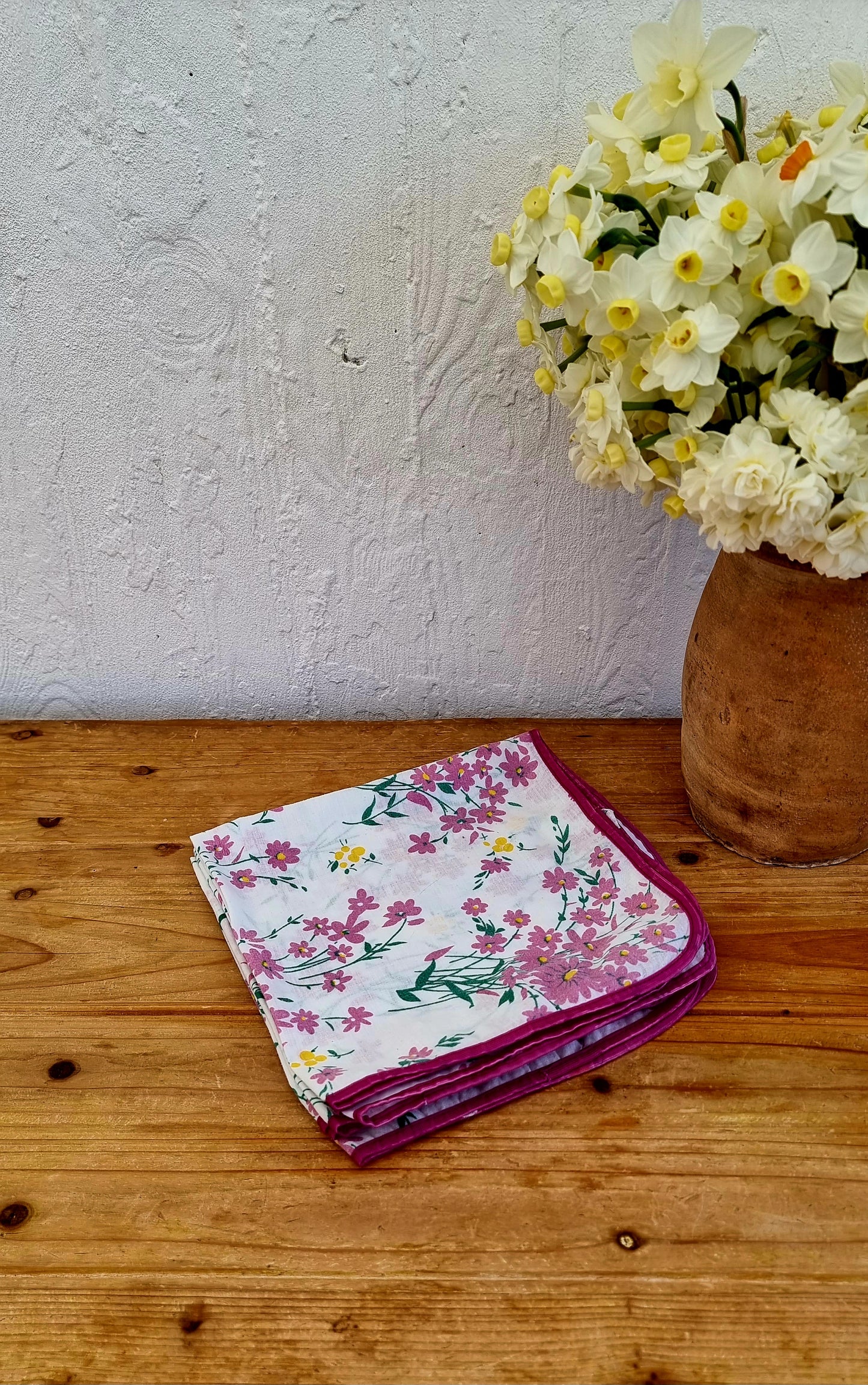 Lot de 5 serviettes de table des années 70 les kitscheries
